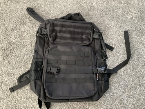 Molle style rucksack 25l black - molle,